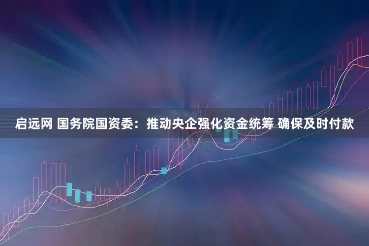 启远网 国务院国资委：推动央企强化资金统筹 确保及时付款